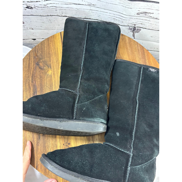 Women's EMU Australia Black Suede Winter Boots US 6 - Picture 15 of 16